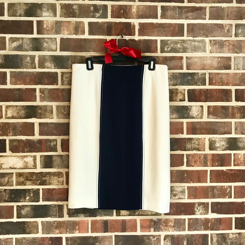NWT Ann Taylor colorblock skirt